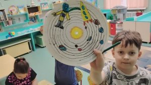 Проект в подготовительной группе “Где живут планеты? Космическое приключение”