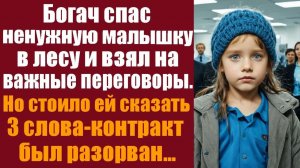 Мелодрама слушать. Аудио рассказы. Богач спас ненужную малышку в лесу и взял её с собой на