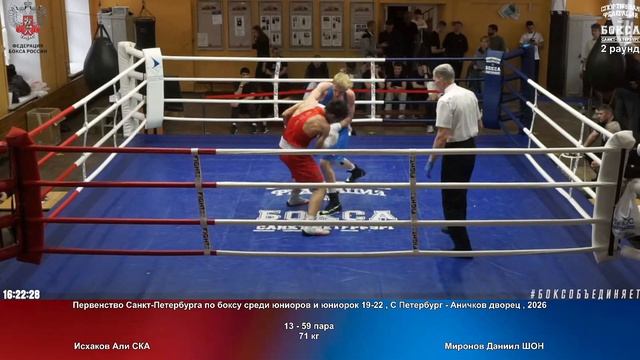 59 71 кг Исхаков Али СКА Миронов Даниил ШОН