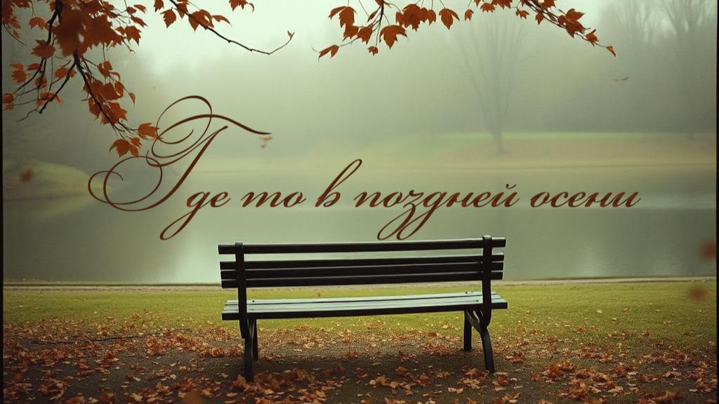 Гдето в поздней осени