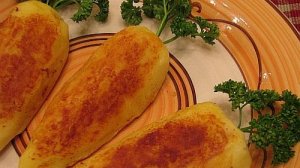 Картофельные зразы "Морковки с мясом"