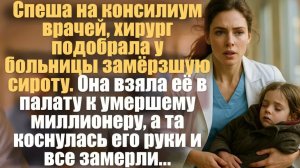 Истории из жизни. Слушать истории.  Спеша на консилиум врачей, хирург подобрал у больницы