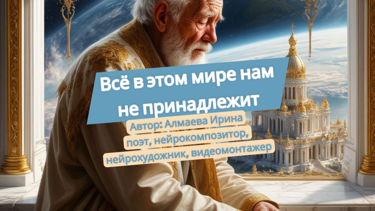 Все в этом мире нам не принадлежит. 28.05.2011 г. К 15-летию в память о трагедии моей семьи.