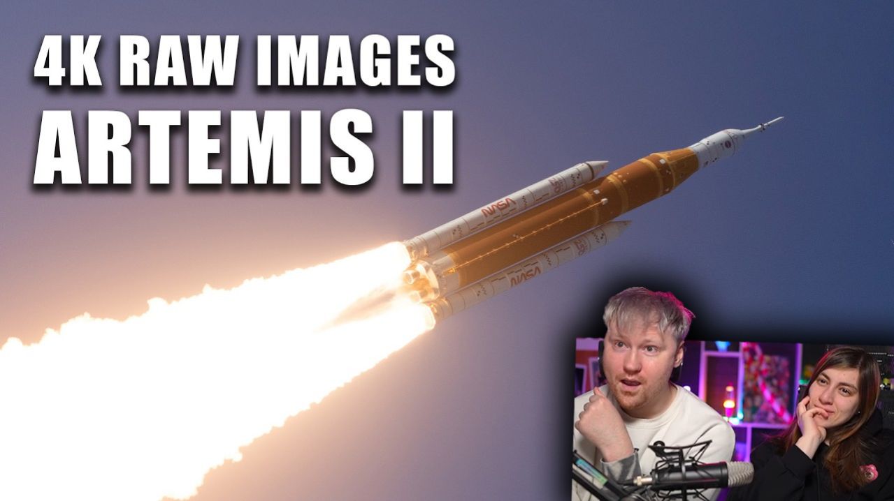 Реакция на ARTEMIS-2 - 4K Cinematic Launch No Music  RAW IMAGES