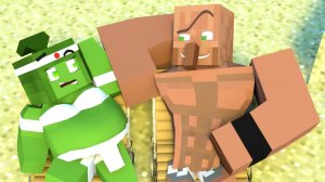 Школа монстров: История любви зомби. Майнкрафт Мультик