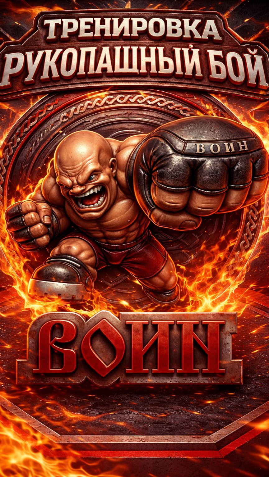 Рукопашный бой спарринг октагон тренировка в Спортивном Клубе ВОИН Лакинск