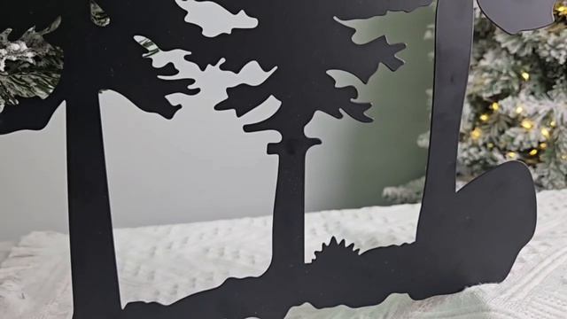 Декоративное панно РИВЕРТОН металл черный 53х33 см 2051813