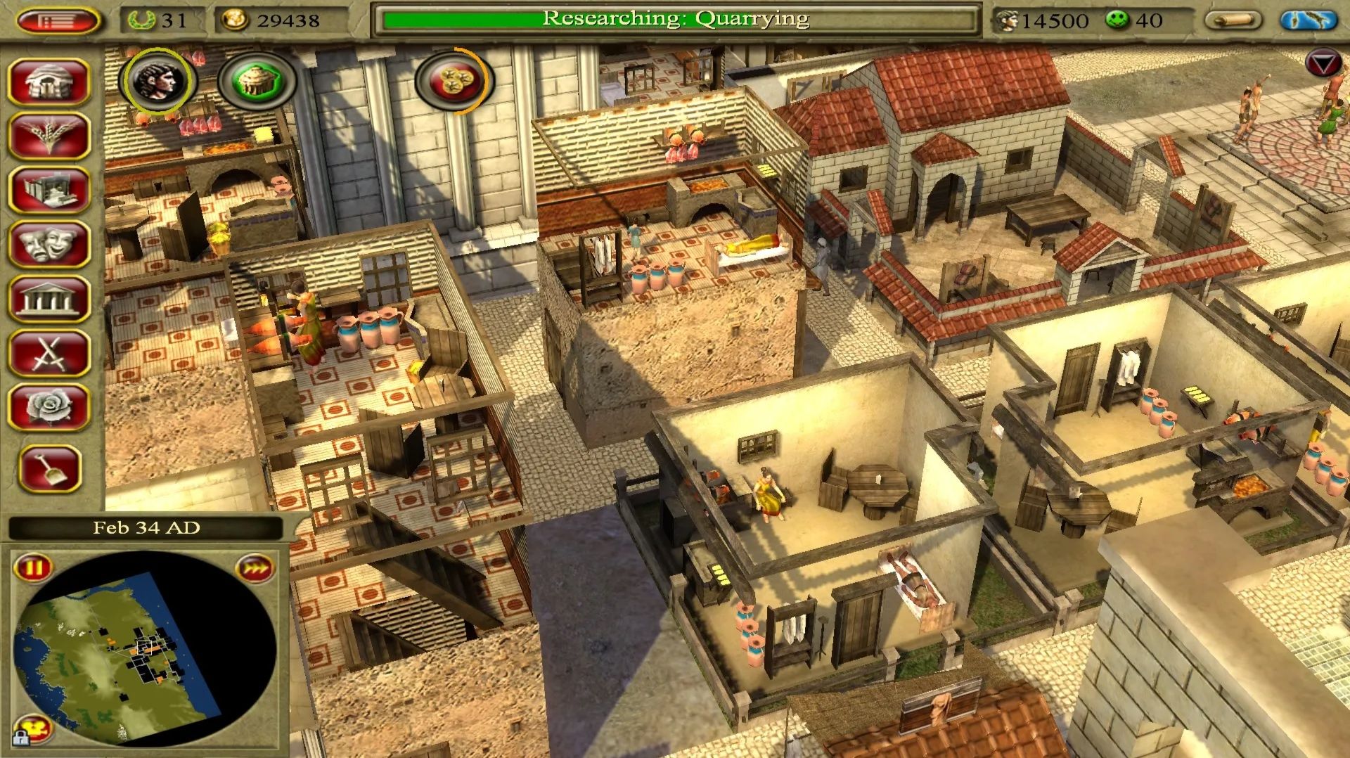 CivCity Rome часть 1 прохождение на русском