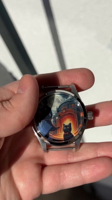 Часы Мастер и Маргарита эмаль (сапфир+сталь)