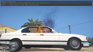 BMW E32 750i V12 Rainy супер дрифт семёрка бмв в мире в гта 5