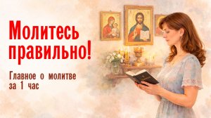 Молитесь правильно! Основные ошибки в молитве