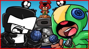 «UGH», НО КАЖДЫЙ РАЗ — ТАНКМЕН ПРОТИВ ЛЕОНА | Friday Night Funkin' vs Brawl Stars Анимация