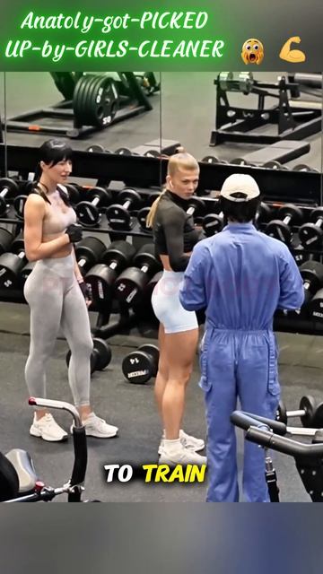 Anatoly-got-PICKED-UP-by-GIRLS-CLEANER...gym funny funnyvideo comedy
