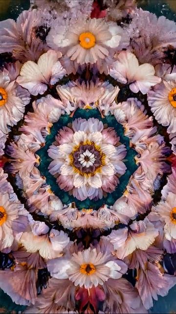 Цветочные узоры: волшебство природы цветы искусство красота