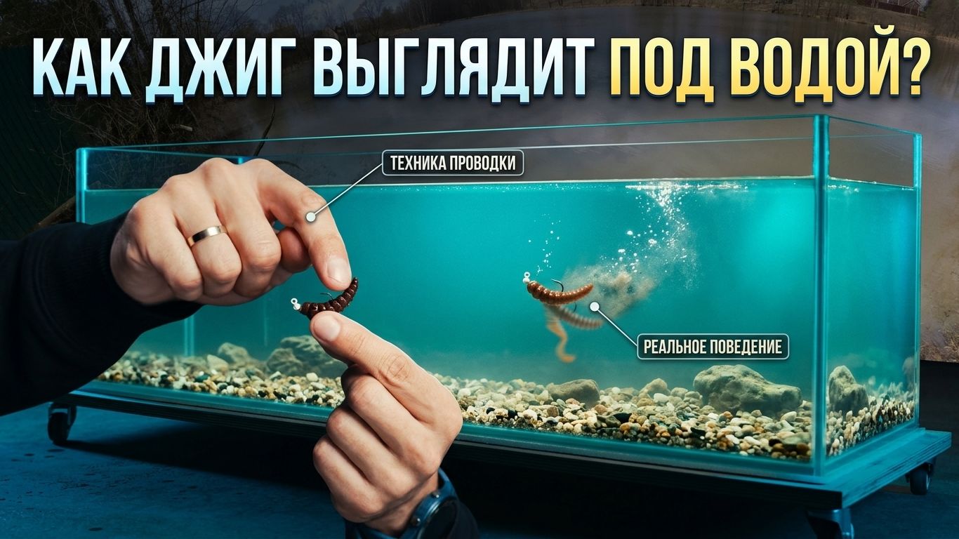 СПИННИНГОВАЯ ПРОВОДКА ПОД ВОДОЙ 🎣 СЪЕМКИ В АКВАРИУМЕ