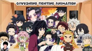 Hashiras React To Giyu X Shinobu (Giyushino) Ship Fighting Animation - Demon Slayer
