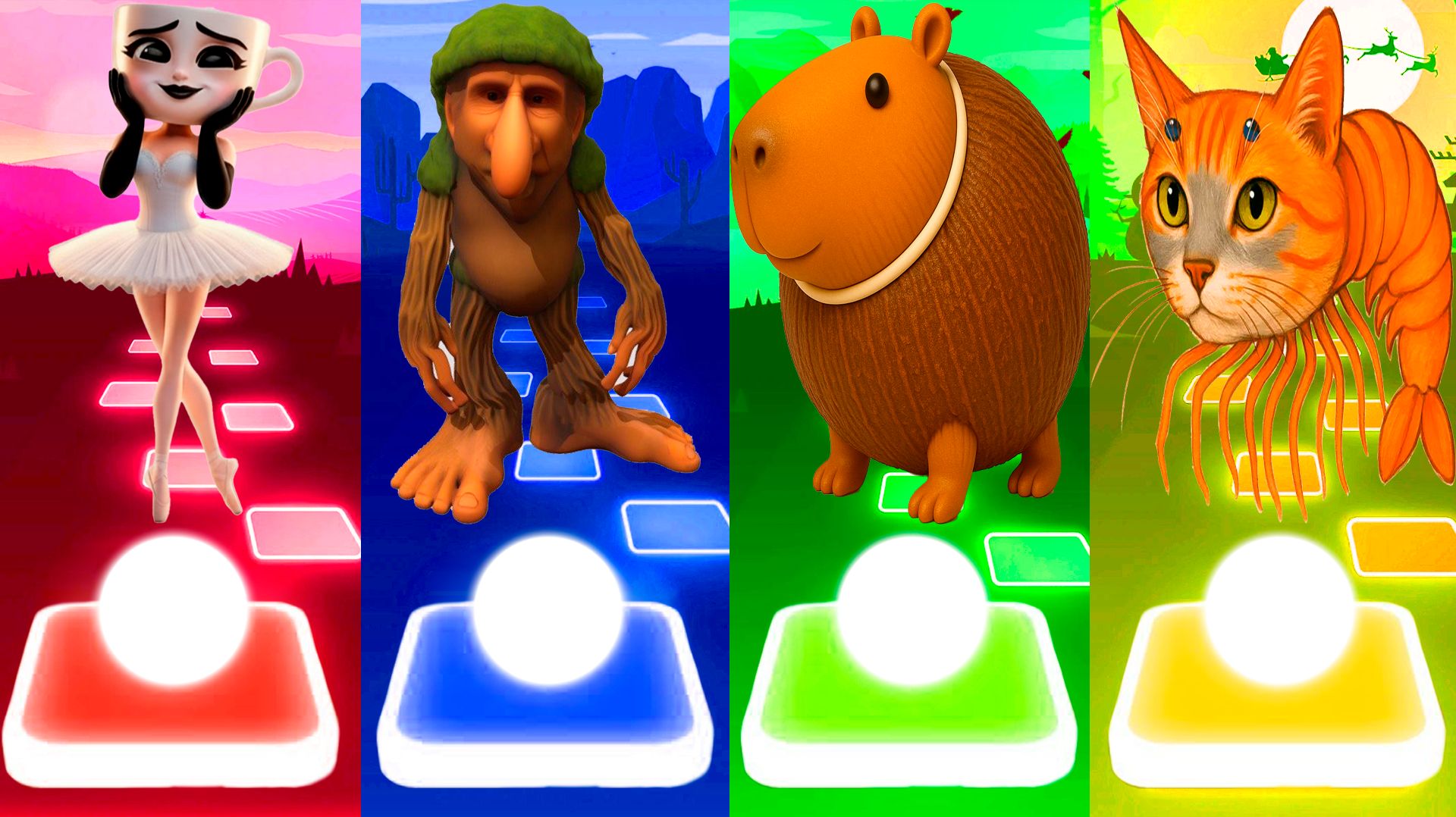 Coffin Dance БРЕЙНРОТ 💎 Итальянские Мемы | Tiles Hop №378