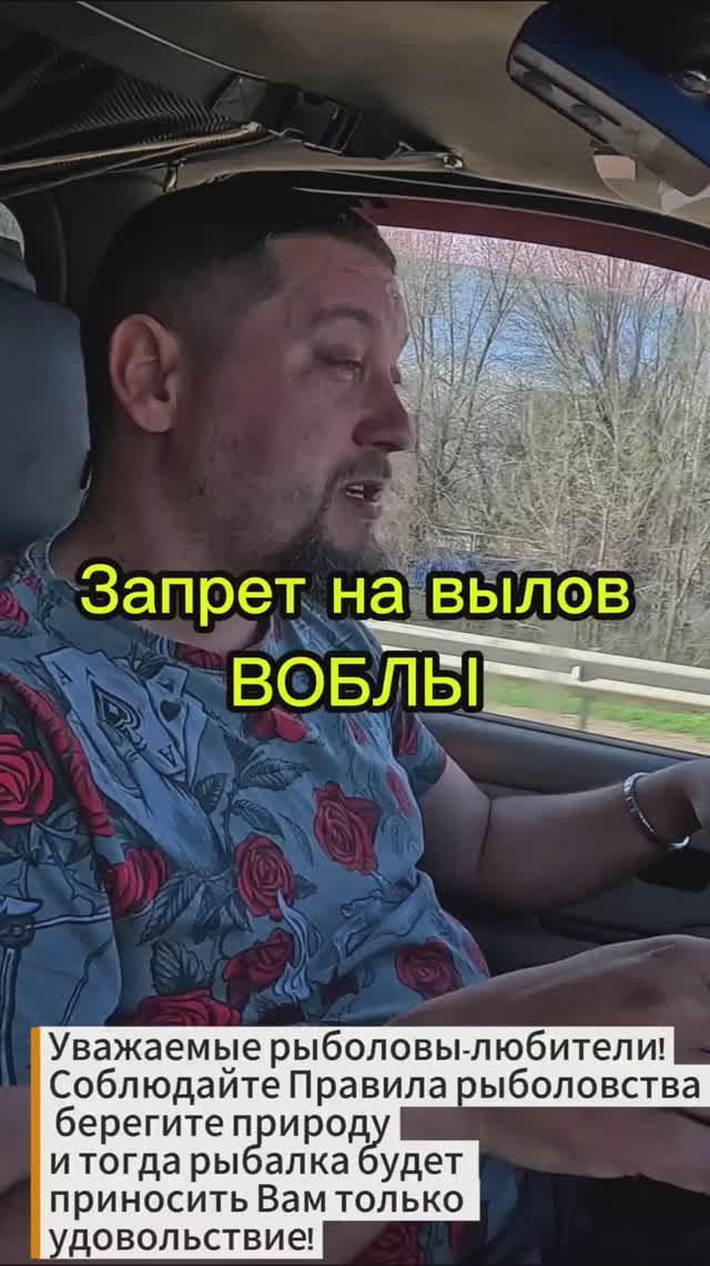 Нельзя ловить воблу
