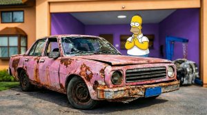 Вы не поверите. Я нашел Розовый седан Гомера Симпсона… Реставрация. Мультики для детей. Мультики