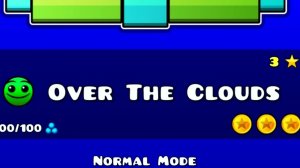 OVER THE CLOUDS . Полное прохождение уровня 🔥🔥🔥в geometry dash