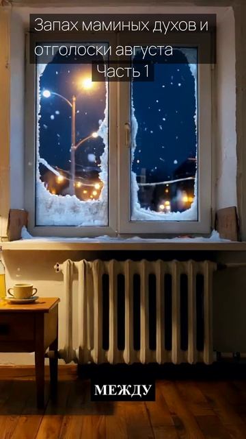Запах маминых духов и отголоски августа / Часть 1 / Грустные рассказы / Истории из жизни