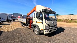 2025 БОРТОВОЙ АВТОМОБИЛЬ FAW TIGER 6G 12 С КМУ HANGIL HGC 515. ОБЗОР.