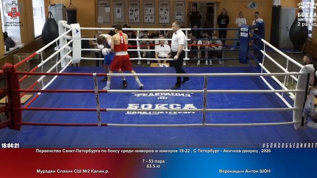 53 63.5 кг Мурадян Славик СШ №2 Калин.р. Вереницын Антон ШОН