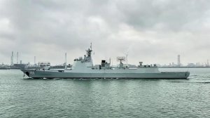 Корабли Тихоокеанского флота зашли в китайский порт Чжаньцзян.