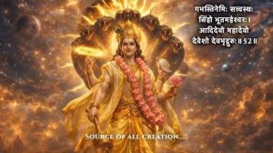 ИЗБАВЬТЕСЬ ОТ СТРЕССА, ТРЕВОГИ И НЕГАТИВНОЙ ЭНЕРГИИ | Вишну Сахасранамам | МОЩНАЯ ВЕДИЧЕСКАЯ МАНТРА