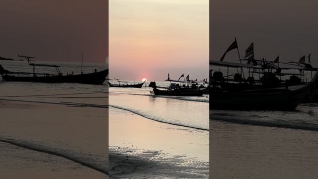 Закат в море