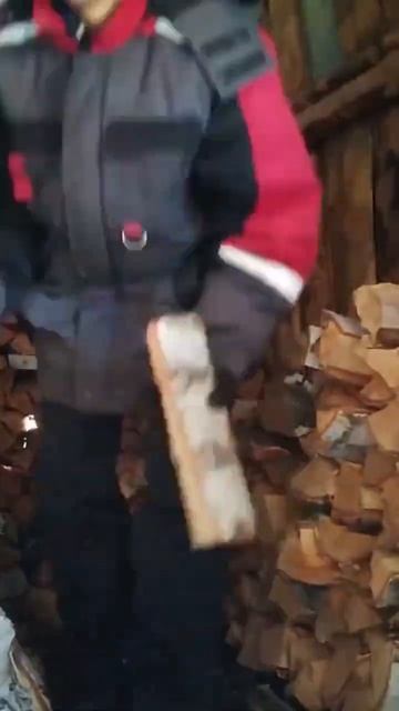 Stacking firewood