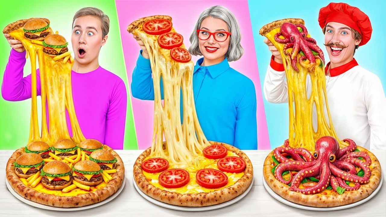 Кулинарный Челлендж Я против Бабушки  Безумная Кулинарная Битва