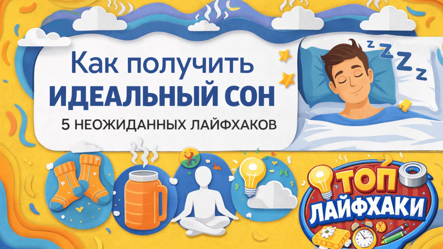 Ты всё это время спал НЕПРАВИЛЬНО! 5 лайфхаков для идеального сна