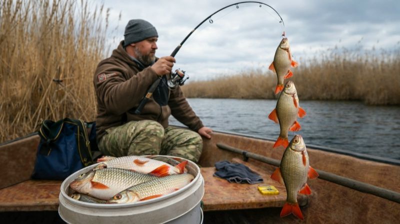 ПЕРВАЯ РЫБАЛКА НА ПОПЛАВОК ПРОСТО ЖЕСТЬ РУЧЕЙ ЗАБИТ КРУПНОЙ РЫБОЙ! ЭТО БЕШЕНЫЙ ЖОР!