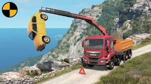 Операции по спасению автокрана | BeamNG Drive
