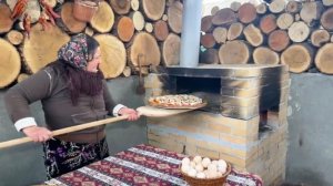 Бабушкина двойная пицца Азербайджанская Кухня Деревенская Кухня  Рецепты