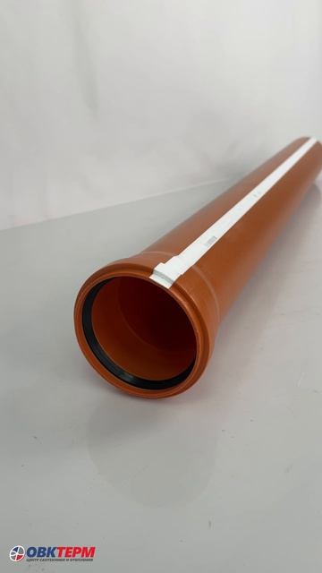 Труба кан. 110*1м 3,4 мм РЫЖАЯ (10 шт) RTP