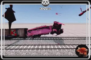 ПОЕЗД ПРОТИВ ТАЧЕК! КТО ВЫСТОИТ??? БИМКА