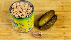 Беру БАНКУ ФАСОЛИ и ОГУРЦЫ! Готовлю Салат Экономный от которого не могу отказаться! За 5 минут!