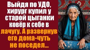 Мелодрама слушать. Аудио рассказы.  Выйдя по УДО, хирург купил у старой цыганки ковёр к себе в лачу