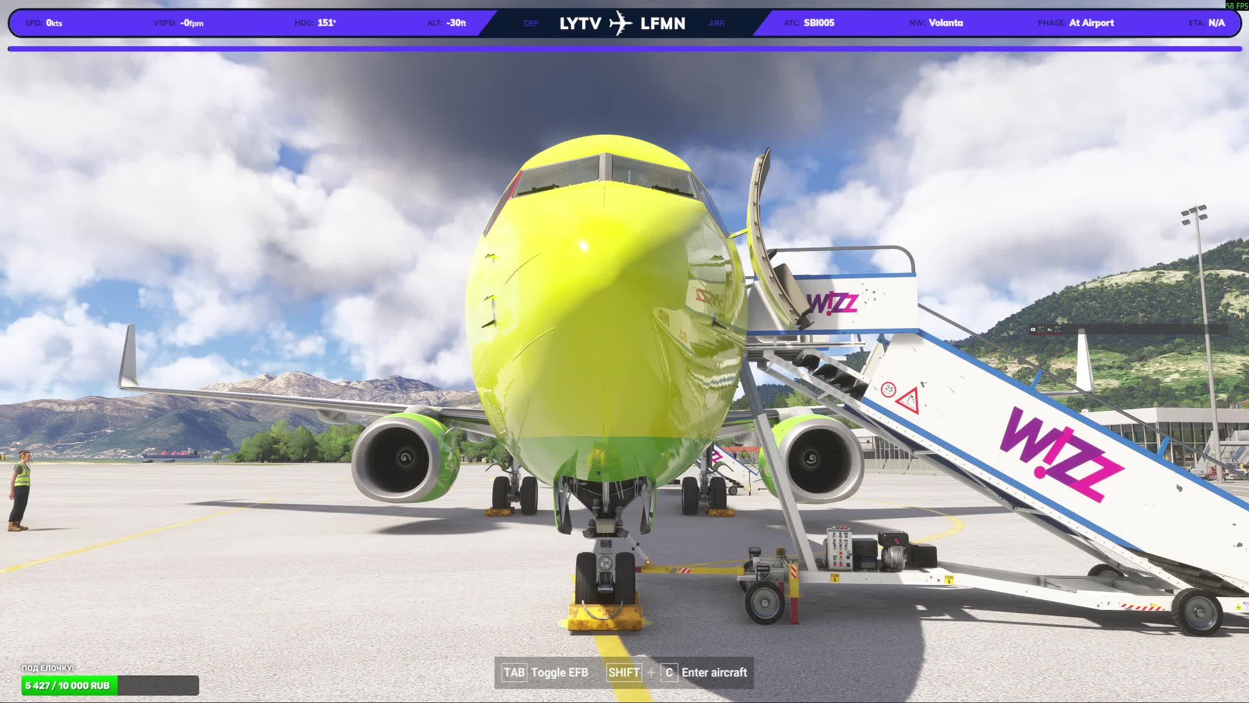 A320-214 SL Fenix Simulations MSFS2024, Vatsim, SBI005, Nizhny Novgorod(UWGG) - Ufa(UWUU)