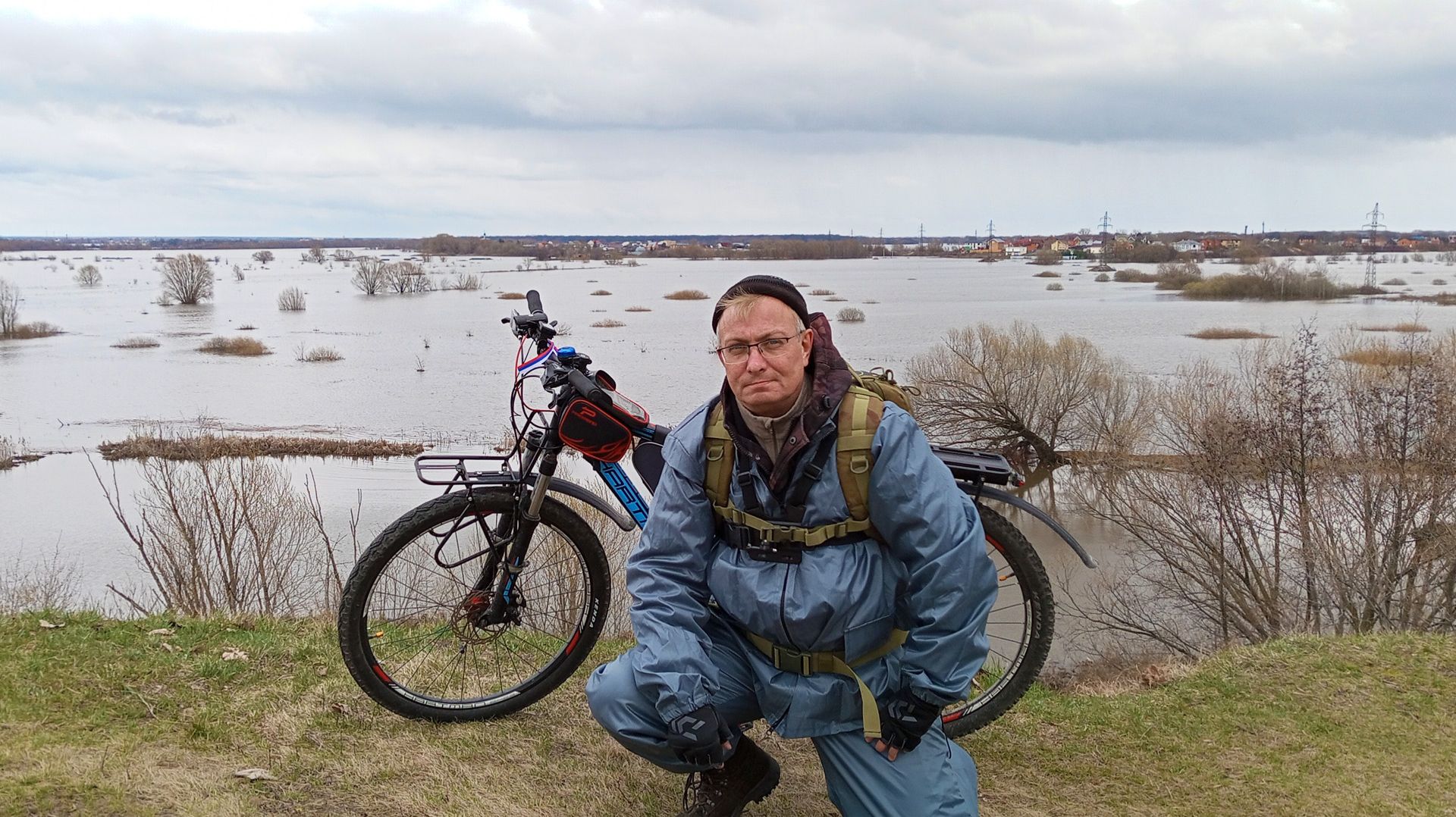 НА ВЕЛЕ В ПОЛОВОДЬЕ! Рязань Ока Разлив 2026