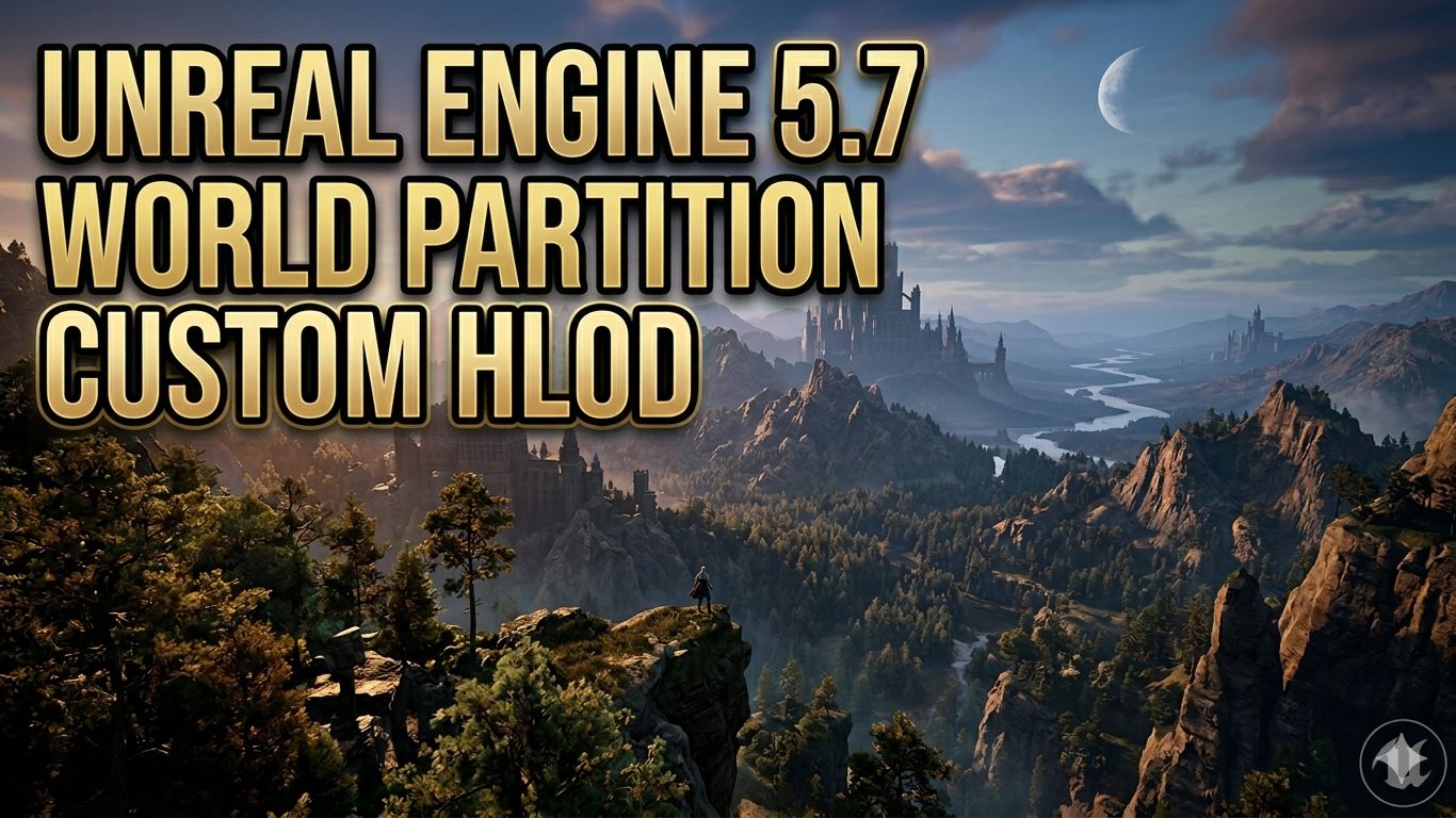 UE 5.7 - WorldPartition CustomHLOD