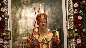 Поздравление Преосвященнейшего епископа Евфимия с Великой Пасхой, литургия 23.04.2023 г.