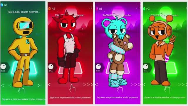 Гарнольд, Редди, Скай и Орен: Невероятные Спрунки в Тайлс Хоп