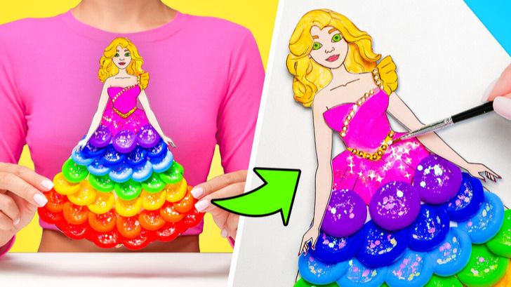 Битва платьев из бумаги: кто создаст лучший образ? 👗