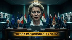 ШОК 7 стран ЕС восстали против Брюсселя ради России!#ЕС #Санкции #Кризис