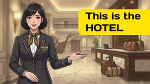 СЛУШАЕМ рассказ для начинающих (A1-A2): Отель | Английский на слух 🎧