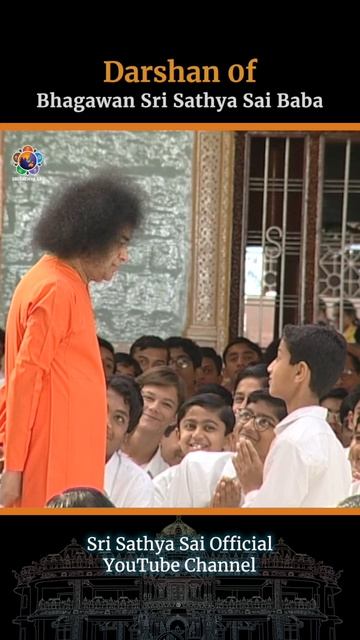 Божественный Даршан Шри Сатья Саи 🙏