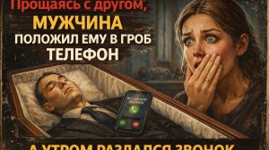 Аудио рассказ: «Прощаясь с другом, мужчина положил ему в гроб телефон, а утром раздался звонок у его